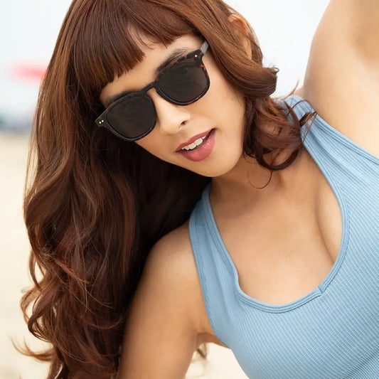 sunglasses - ansen - onyx / smoke polarized by blue planet eyewear