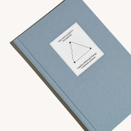 book - anti-anxiety notebook by therapy notebooks