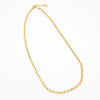necklace - brass eye chain 16" by baizaar