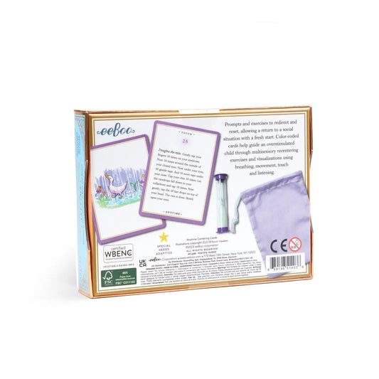 centering card set - anytime by eeboo
