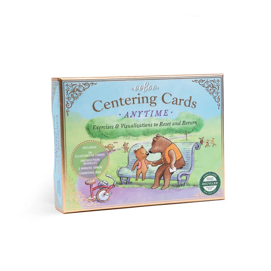 centering card set - anytime by eeboo