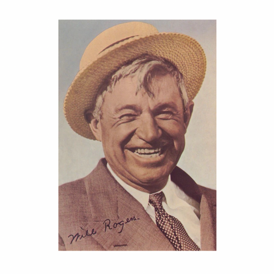 art print - smiling will rogers by found image