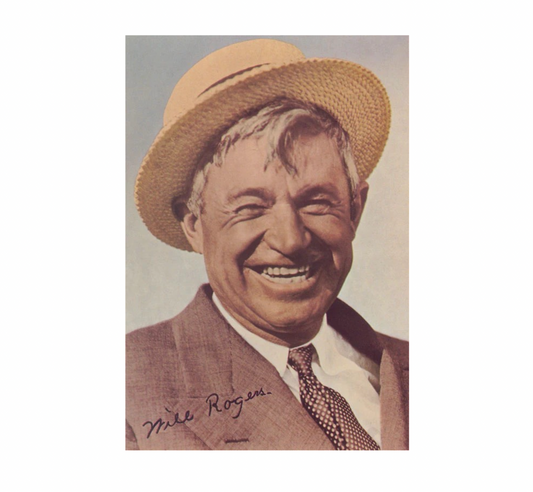 art print - smiling will rogers by found image