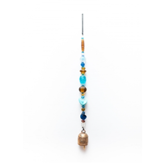 chime - aqua + blue + rust by moksha imports