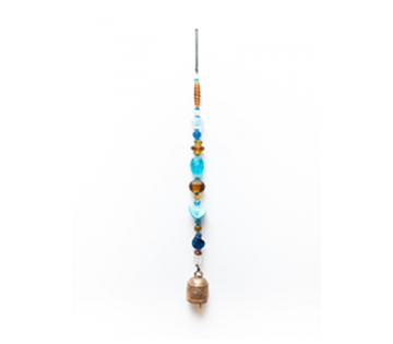 chime - aqua + blue + rust by moksha imports