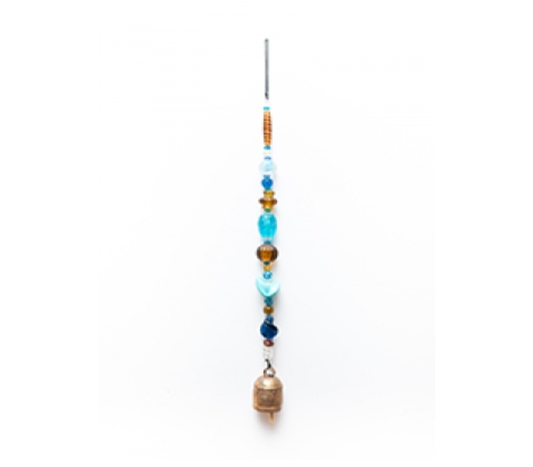 chime - aqua + blue + rust by moksha imports