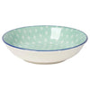 bowl - porcelain dip - aqua stars by now designs