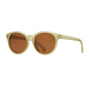 sunglasses - "arches" - soft green + brown polarized lens by blue planet eyewear