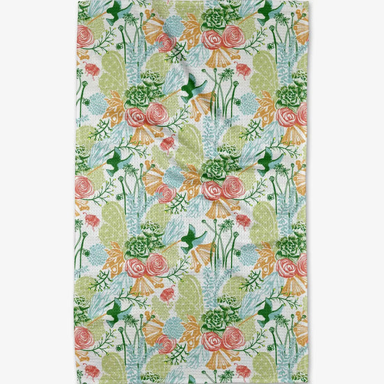 microfiber tea towel - arizona spring by geometry house