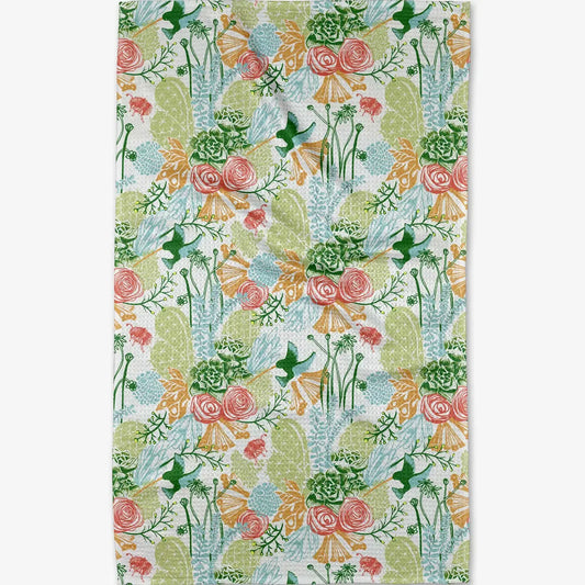 microfiber tea towel - arizona spring by geometry house