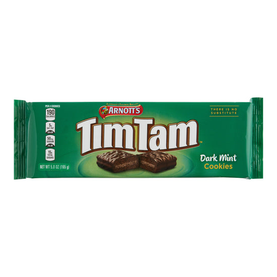 candy - tim tam cookies - dark mint by redstone foods inc
