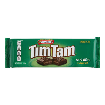 candy - tim tam cookies - dark mint by redstone foods inc
