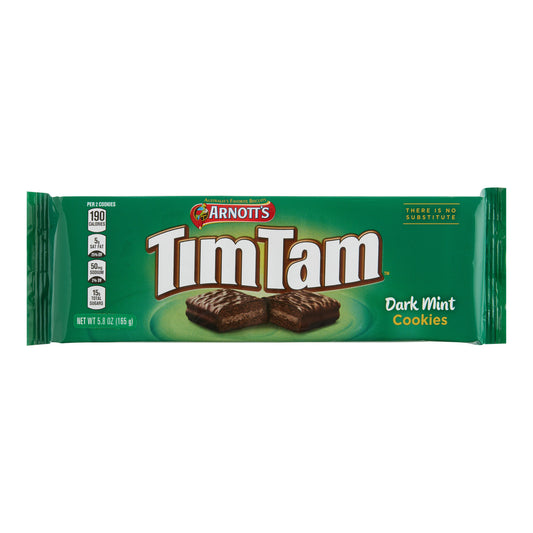 candy - tim tam cookies - dark mint by redstone foods inc