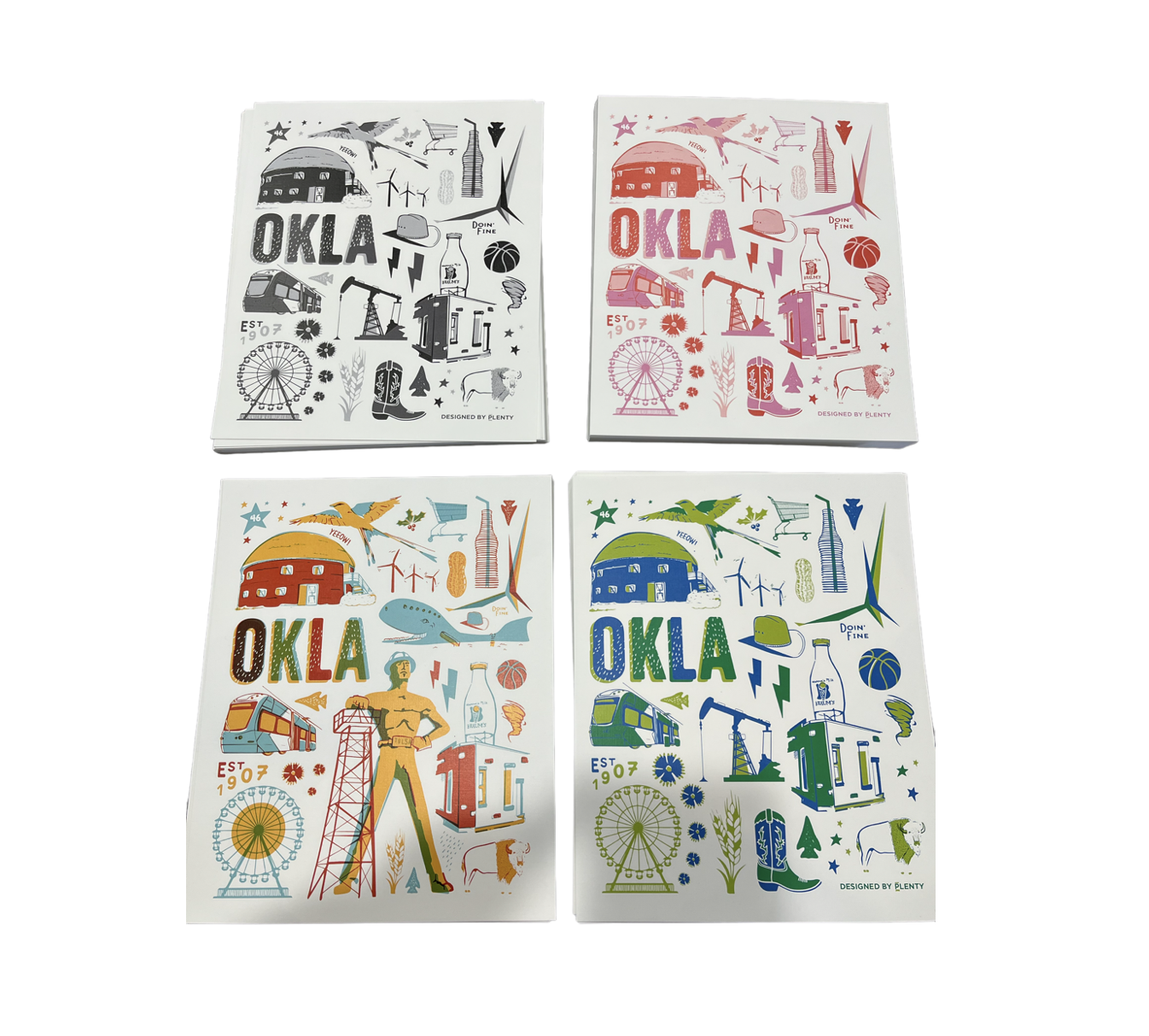 art print - okla icons by catprint