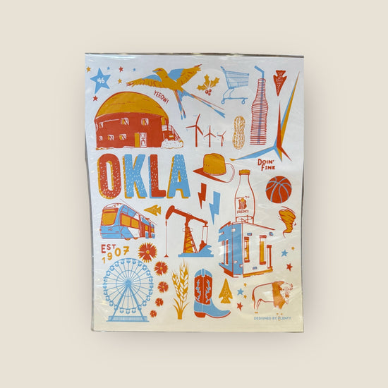 art print - okla icons by catprint