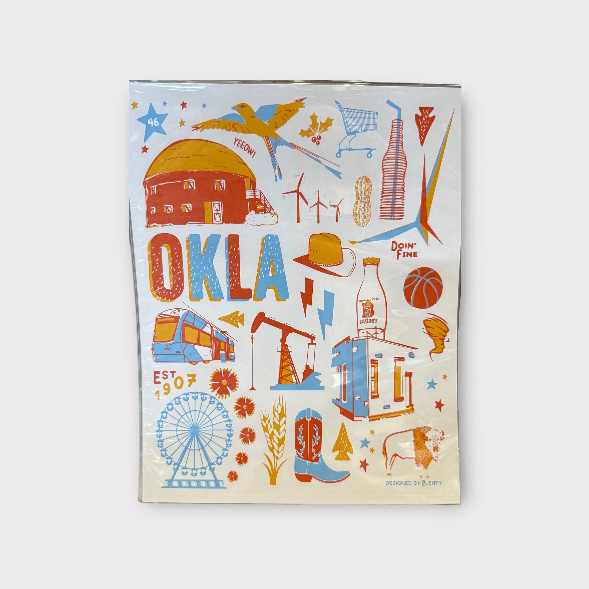 art print - okla icons by catprint
