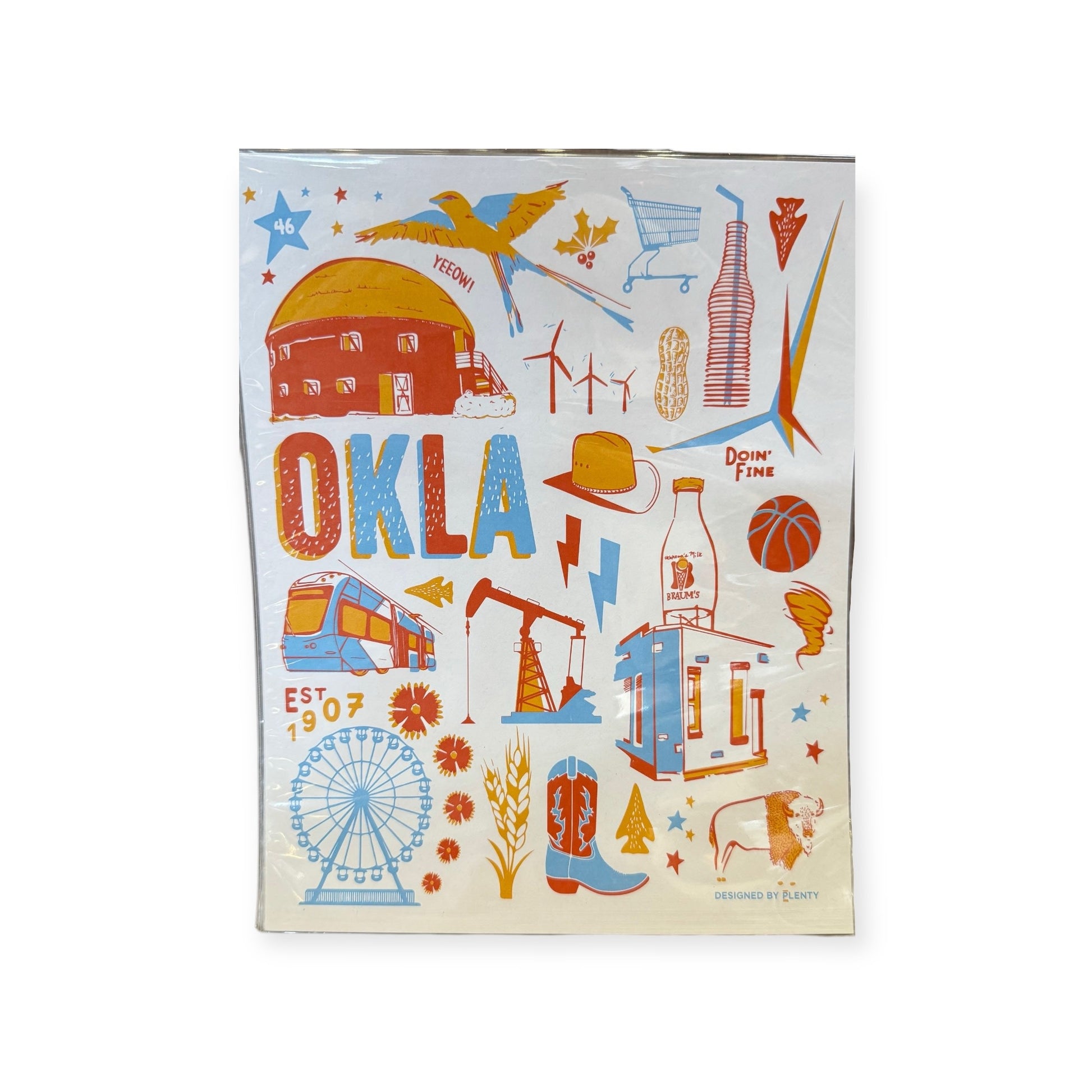 art print - okla icons by catprint