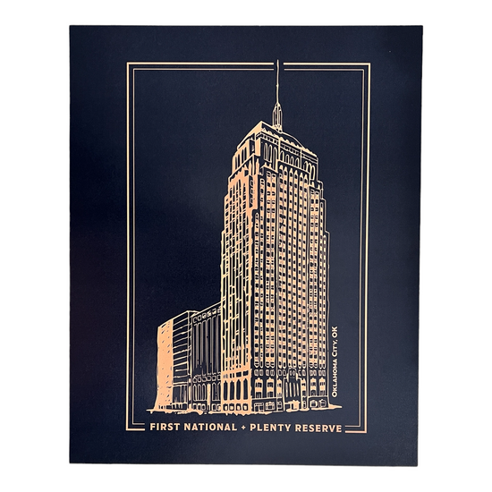 art print - first national/plenty reserve - dark blue by plenty made