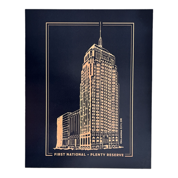 art print - first national/plenty reserve - dark blue by plenty made