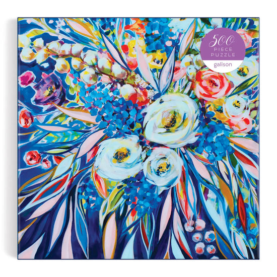 puzzle - 500-piece - artful blooms by chronicle books