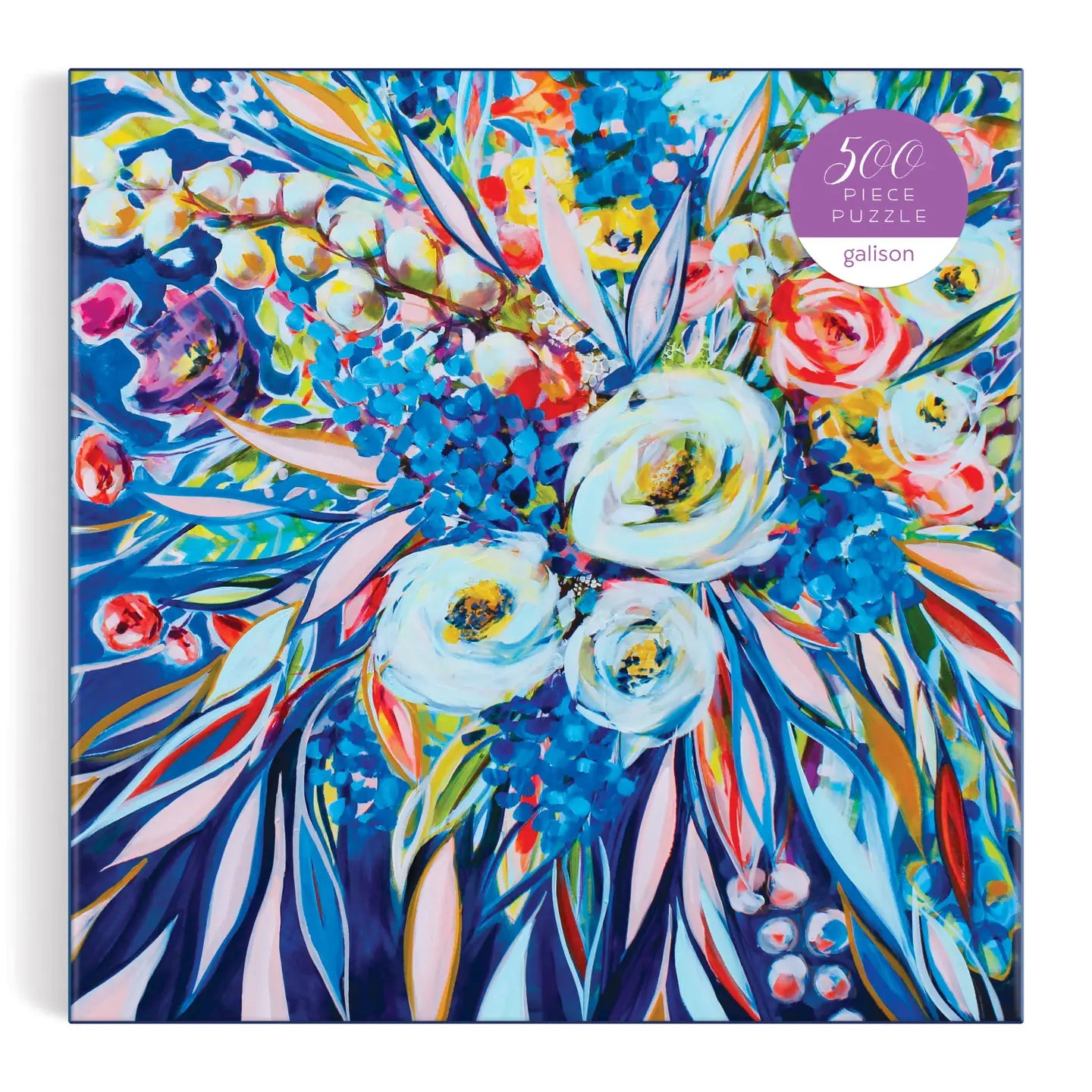 puzzle - 500-piece - artful blooms by chronicle books