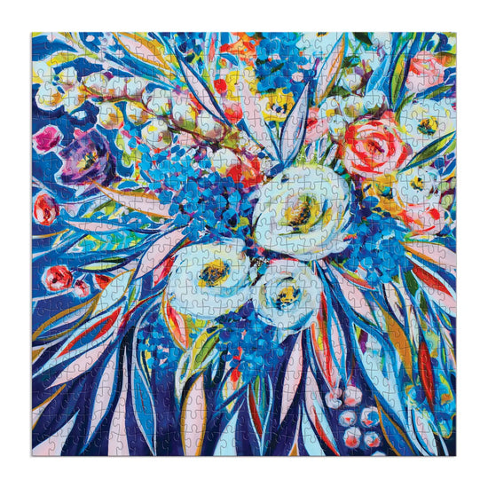 puzzle - 500-piece - artful blooms by chronicle books