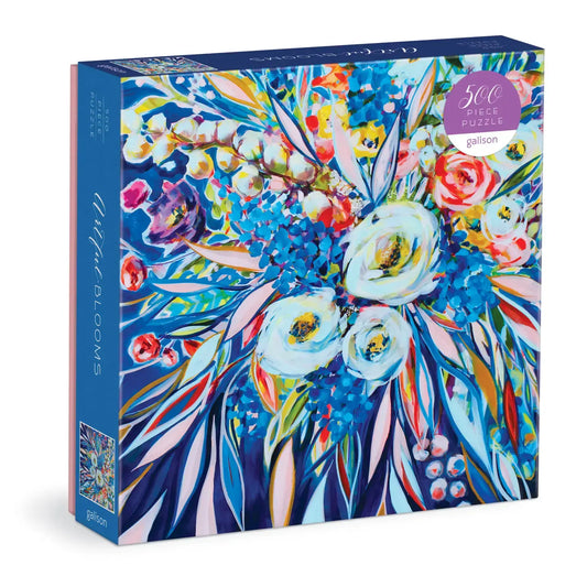 puzzle - 500-piece - artful blooms by chronicle books