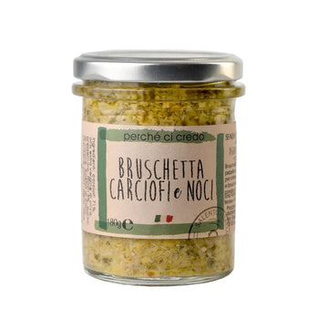 condiment - artichoke walnut bruschetta by zia pia imports