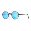 sunglasses - ash - matte onyx / ice blue mirror polarized by blue planet eyewear