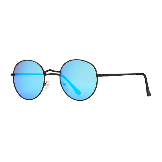 sunglasses - ash - matte onyx / ice blue mirror polarized by blue planet eyewear