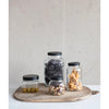 Jar|Glass|Black Lid|20oz