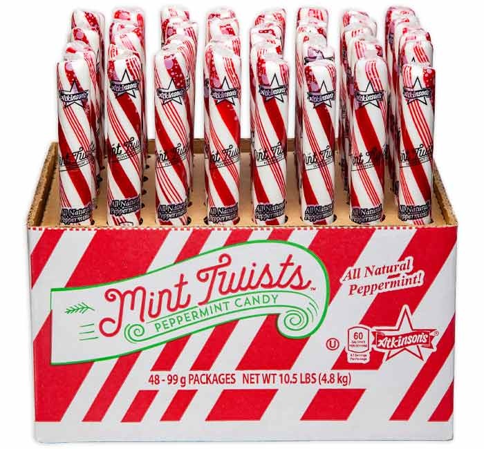 candy - mint twists - peppermint by redstone foods inc
