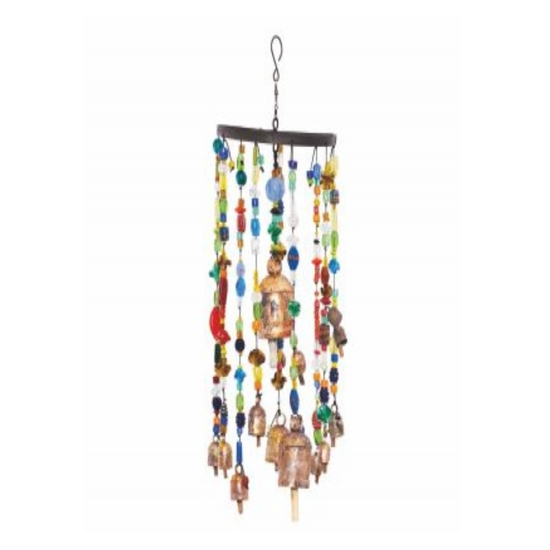 mobile chime - aura of glass by moksha imports