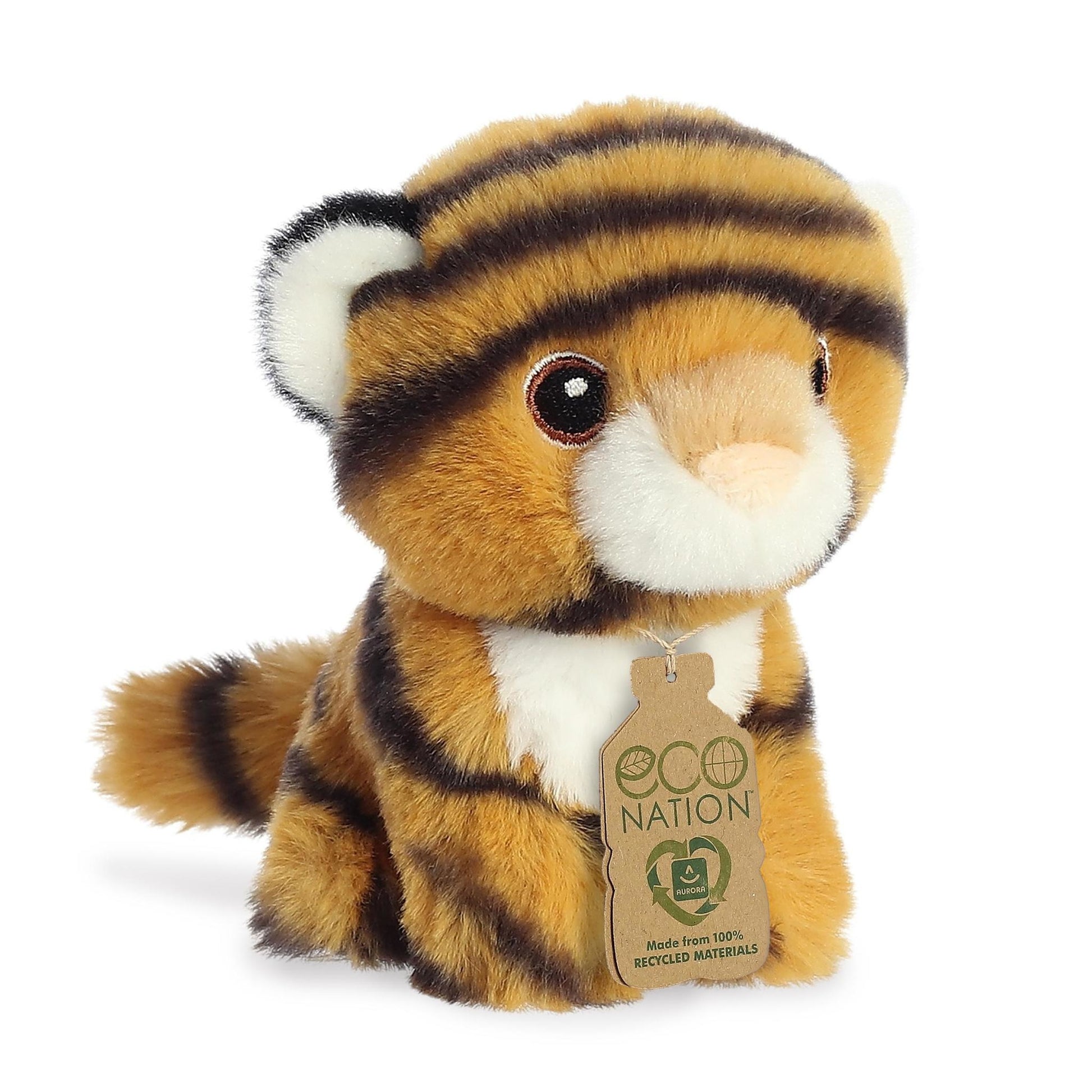 toy - eco plush animal - mini tiger by aurora