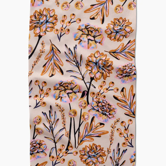 tea towel - microfiber autumn - bouquet by geometry house