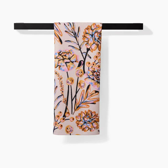 tea towel - microfiber autumn - bouquet by geometry house
