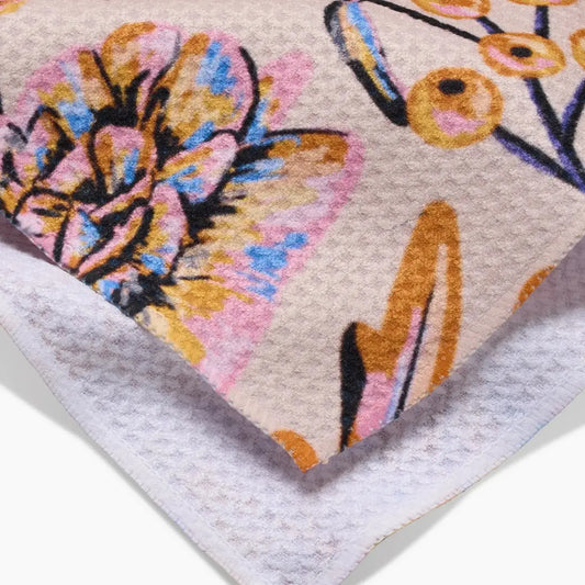 tea towel - microfiber autumn - bouquet by geometry house