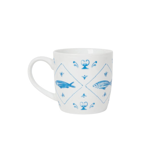 mug - aveiro fish - porcelain by now designs