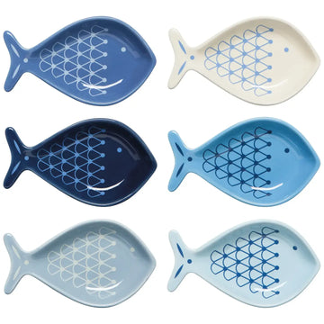 pinch bowl - fish-shaped - single (assorted) by now designs