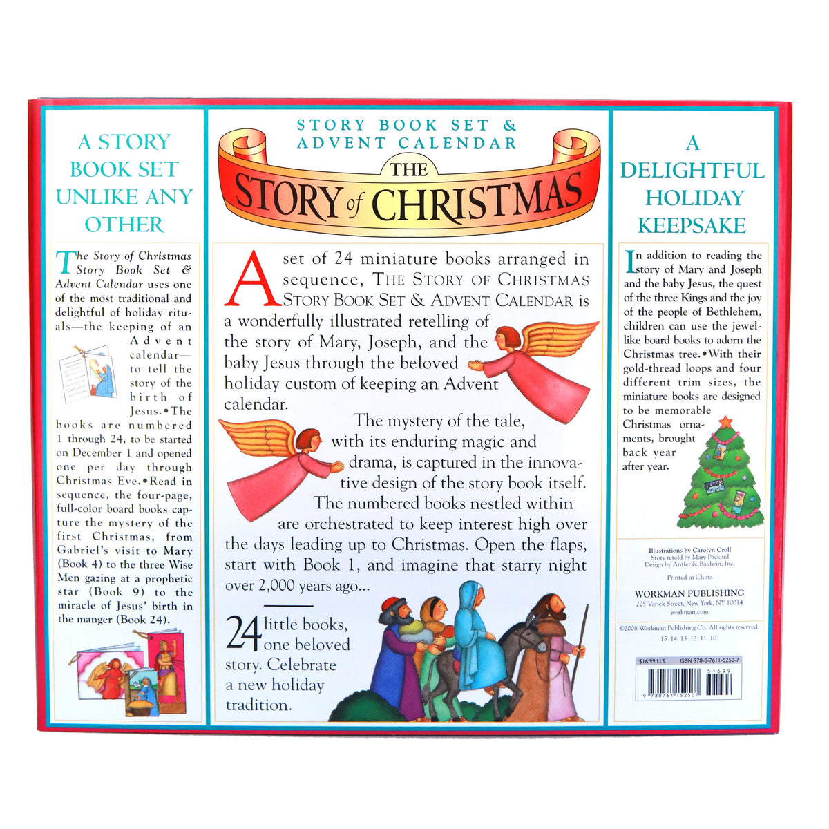 advent calendar + book set - the story of christmas by hachette book group usa