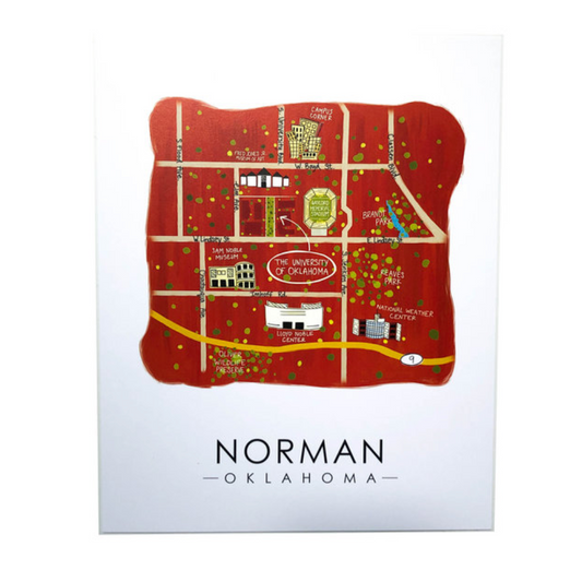 Art Print|8x10|Norman Map