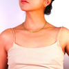 Necklace | Brass 16" Thin Herringbone Chain