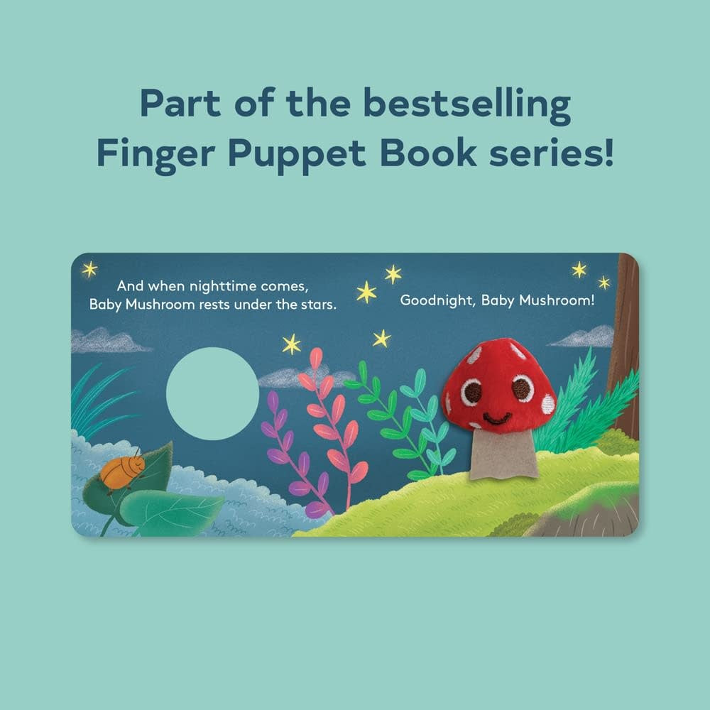 board book - finger puppet - baby mushroom by chronicle books