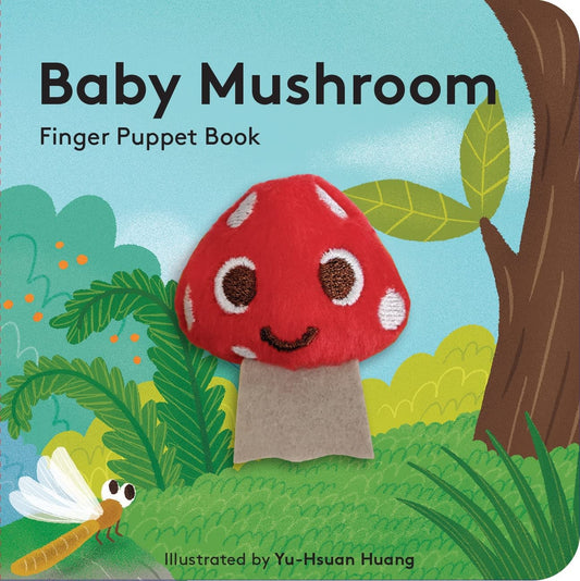 board book - finger puppet - baby mushroom by chronicle books