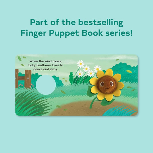 board book - finger puppet - baby sunflower by chronicle books