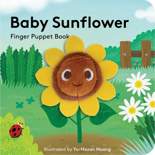 board book - finger puppet - baby sunflower by chronicle books