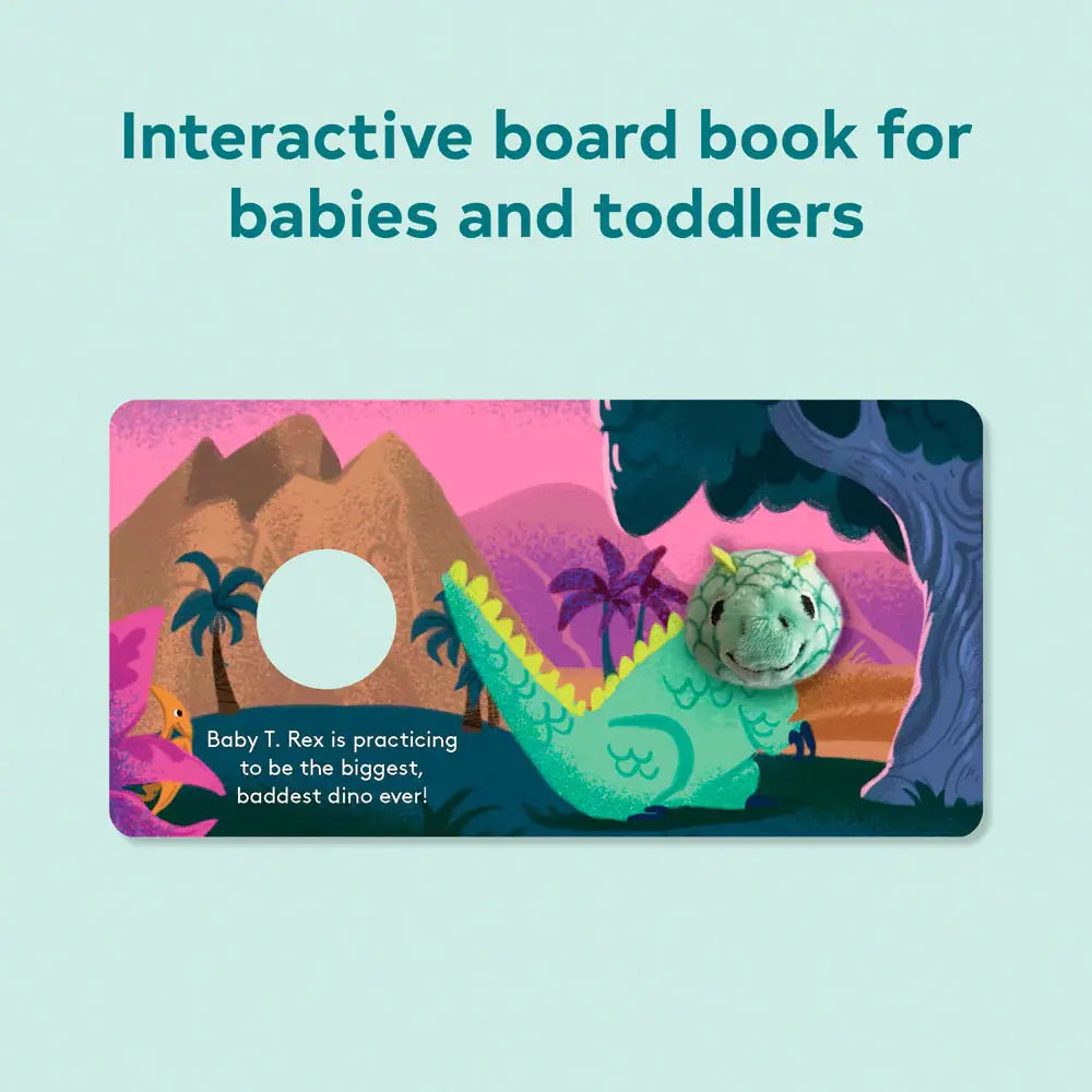 board book - finger puppet - baby t-rex by chronicle books