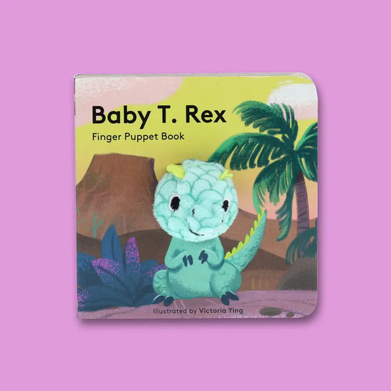board book - finger puppet - baby t-rex by chronicle books