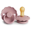 pacifier - brown rubber tip - assorted colors by mushie & co