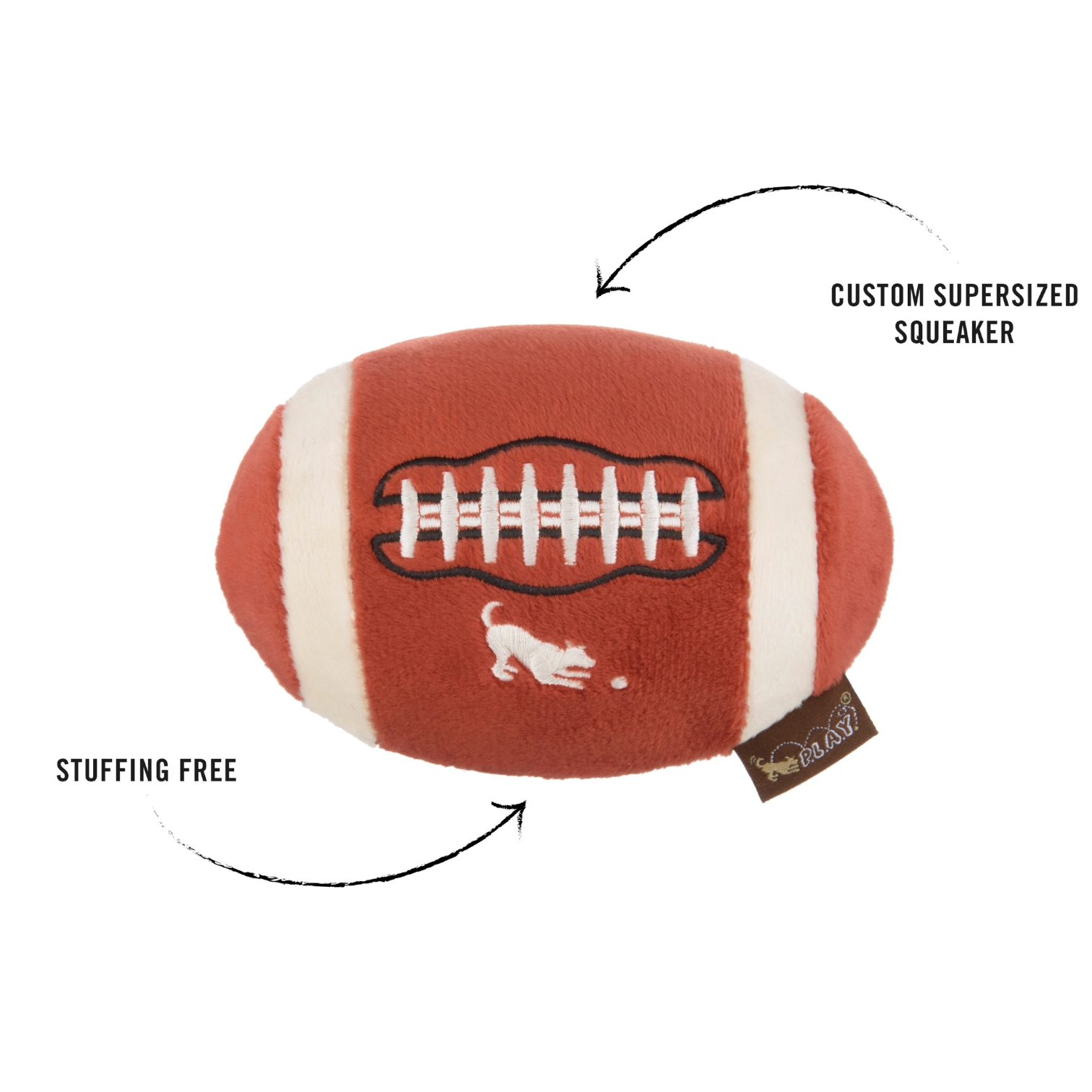 dog plush toy - football by p.l.a.y.